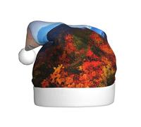 EWQrtyy Blue Ridge Montagnes Impression Communauté Rassemblements Chapeaux de Noël pour Adultes Femmes Hommes Unisexe Performance Scène Vacances Joie