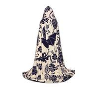 EWQrtyy Cape à capuche avec motif chauve-souris pour adolescents, cape à capuche d'Halloween pour adolescents