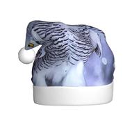 EWQrtyy Chapeaux de Noël avec impression hibou arctique - Pour adultes et hommes - Unisexe - Pour représentations sur scène - Joie des vacances