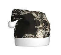 EWQrtyy Microphones Impression Communauté Rassemblements Chapeaux de Noël pour Adultes Femmes Hommes Scène Performances Vacances Joie