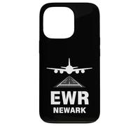 EWR Airport Newark, New Jersey Airplane atterrissage sur Piste Coque pour iPhone 13 Pro