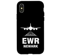 EWR Airport Newark, New Jersey Airplane atterrissage sur Piste Coque pour iPhone X/XS
