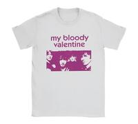 EWRdutAEAE My Bloody Valentine T-Shirts for Men Crazy Cotton TeesShort Sleeve T Shirts White M