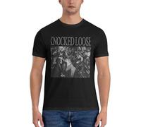 EWRdutAEAE Retro-Vintage-Knocked-Loose-Higher-Power-Love-You-T-Shirt-Oversized-t-Shirt Black XL