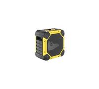 ewt Radiateur soufflant d'atelier Rugged avec fonction de refroidissement, boîtier en acier robuste avec poignées froides, thermostat, 1500 W/3000 W, puissance de chauffage Noir et jaune