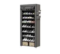 EWUHYFP Armoire Simple for dortoir à Plusieurs étages, Meuble Chaussures for la Maison, Gain de Place et économie, Nouvelle Armoire Anti-poussière for(Silver gray10 Layers)