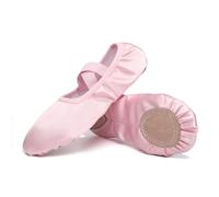 EWUHYFP Ballerine Danse Fille Ballet Shoes Elastic Satin Flat Split Soft Sole Dance Slippers Adult Gymnastics Belly Yoga Ballerina Training Women/Girls'(Red,40 (24.5cm))