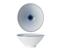 EWUHYFP Bol à soupe en céramique, grand bol ramen, trompette, seau(Color 5)