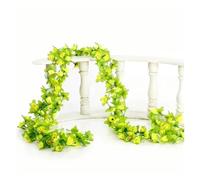 EWUHYFP Guirlande Fleurs Artificielles 4 Pièces 230 Cm Rose Artificielle Soie Fleurs Lierre Vignes Vert Guirlande Maison Mariage Jardin Noël Branche Décoration Tenture Murale Printemps(ColorH)