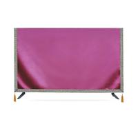 EWUHYFP Housse anti-poussière suspendue for ensemble TV, tissu de couverture en Satin soie unie, serviette universelle Simple(Plum,136x85 cm)