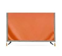 EWUHYFP Housse anti-poussière suspendue for ensemble TV, tissu de couverture en Satin soie unie, serviette universelle Simple(Orange,151x92 cm)