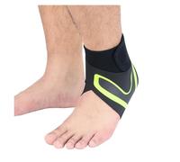 EWUHYFP Maintien Cheville 1 chevillère de compression réglable, attelle cheville élastique, protection du pied, support anti-entorse, sangle talon(1Pcs-green-left,XL)
