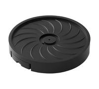 EWUHYFP Support Plante Soucoupe De Pot Fleurs avec roulettes, Caddie À Plantes Robuste Tiroir Stockage d'eau, Plateau Fleur Roulant for La Maison, Le Jardin Et Balcon(Black M)