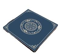 EWUHYFP Tapis De Mahjong Tapis de Jeu société épais et insonorisé 80x80cm, Couverture silencieuse for Mahjong Poker Tarot, Nappe antidérapante résistante à l'usure(A 80X80CM)