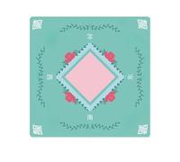 EWUHYFP Tapis De Mahjong Tapis de Poker en Caoutchouc 80x80cm, imperméable, Tapis Table Mahjong, Surface antidérapante, Conception Pliable