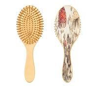 Ewusp Brosse à cheveux démêlante en forme de champignons pour homme et femme - Antistatique et démêlante - Brosse à cheveux humides et secs pour cheveux bouclés, épais, ondulés et fins