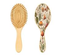 Ewusp Brosse à cheveux démêlante en forme de champignons pour homme et femme - Antistatique et démêlante - Brosse à cheveux humides et secs pour cheveux bouclés, épais, ondulés et fins