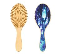 Ewusp Brosse à cheveux démêlante en forme de champignons pour homme et femme - Antistatique et démêlante - Brosse à cheveux humides et secs pour cheveux bouclés, épais, ondulés et fins