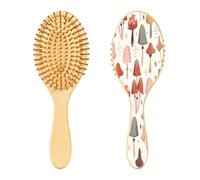 Ewusp Brosse à cheveux démêlante en forme de champignons pour homme et femme - Antistatique et démêlante - Brosse à cheveux humides et secs pour cheveux bouclés, épais, ondulés et fins