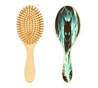 Ewusp Brosse à cheveux démêlante en forme de chats mignons pour homme et femme, antistatique, démêlante, brosse à cheveux humides et secs pour cheveux bouclés, épais, ondulés et fins