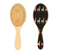Ewusp Brosse à cheveux démêlante pour chiens teckels pour homme et femme, antistatique, démêlante, brosse à cheveux humides et secs pour types de cheveux bouclés, épais, ondulés et fins