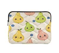 Ewusp Cute Pears - Housse de protection imperméable et résistante aux chocs pour ordinateur portable de 16 pouces, 40 x 30 x 2 cm