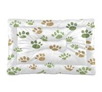 Ewusp Dog Paws Lit apaisant pour chien de petite, moyenne et grande taille - Lavable - Tapis de sol doux et confortable avec fond antidérapant - 91 x 60 x 6 cm