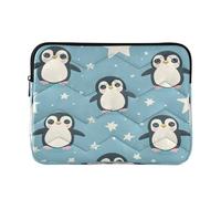 Ewusp Housse de protection imperméable et résistante aux chocs pour ordinateur portable de 16" Motif pingouins mignons 40 x 30 x 2 cm