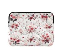 Ewusp Housse de protection imperméable et résistante aux chocs pour ordinateur portable de 16" Motif petites fleurs 40 x 30 x 2 cm