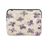 Ewusp Housse de protection pour ordinateur portable de 14" - Étanche et résistante aux chocs - Motif petites fleurs - 34 x 26 x 2 cm