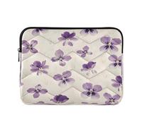 Ewusp Housse de protection pour ordinateur portable de 14" - Étanche et résistante aux chocs - Motif petites fleurs - 34 x 26 x 2 cm