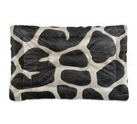 Ewusp Lit apaisant pour chien de petite, moyenne et grande taille - Imprimé girafe - Lavable - Doux et confortable - Tapis de sol avec fond antidérapant - 91 x 60 x 6 cm