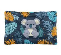 Ewusp Lit apaisant pour chien de petite, moyenne et grande taille - Lavable - Motif koala mignon - Tapis de sol avec fond antidérapant - 91 x 60 x 6 cm