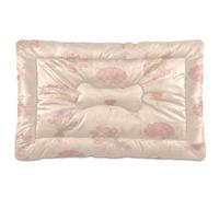 Ewusp Lit apaisant romantique pour chien de petite, moyenne et grande taille - Motif bouquets de tulipes - Lavable - Doux et confortable - Avec fond antidérapant - 91 x 60 x 6 cm