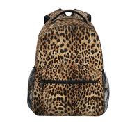 Ewusp Sac à dos de voyage léger imprimé léopard pour homme et femme - Sac à dos d'ordinateur portable - Sac à bandoulière décontracté