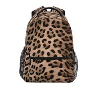 Ewusp Sac à dos de voyage léger imprimé léopard pour homme et femme - Sac à dos d'ordinateur portable - Sac à bandoulière décontracté