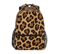 Ewusp Sac à dos de voyage léger imprimé léopard pour homme et femme - Sac à dos d'ordinateur portable - Sac à bandoulière décontracté