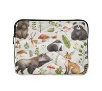Ewusp Safari Aniaml - Housse de protection pour ordinateur portable 14 pouces - Étanche et résistante aux chocs - Sac de transport pour ordinateur portable - 34 x 26 x 2 cm