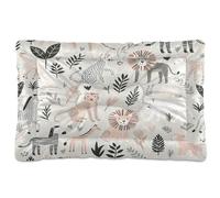 Ewusp Safari Lit apaisant pour chien de petite, moyenne et grande taille - Lavable - Tapis de sol doux et confortable avec fond antidérapant - 60 x 46 x 4,5 cm