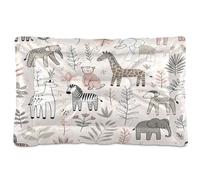 Ewusp Safari Lit apaisant pour chien de petite, moyenne et grande taille - Lavable - Tapis de sol doux et confortable avec fond antidérapant - 60 x 46 x 4,5 cm