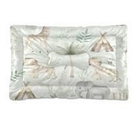 Ewusp Safari Lit apaisant pour chien de petite, moyenne et grande taille - Lavable - Tapis de sol doux et confortable avec fond antidérapant - 60 x 46 x 4,5 cm