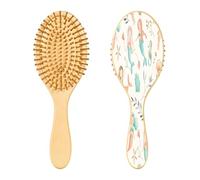 Ewusp Sirènes Brosse à cheveux démêlante pour homme et femme - Antistatique et démêlante - Brosse à cheveux humides et secs pour cheveux bouclés, épais, ondulés et fins