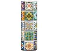 Ewusp Vase mexicain en forme de cylindre pour bouquet de fleurs, moderne et décoratif, en plastique, pour centres de table, salon, cuisine, bureau, mariage