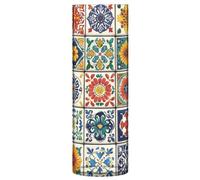 Ewusp Vase mexicain en forme de cylindre pour bouquet de fleurs, moderne et décoratif, en plastique, pour centres de table, salon, cuisine, bureau, mariage