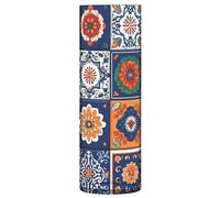 Ewusp Vase mexicain en forme de cylindre pour bouquet de fleurs, moderne et décoratif, en plastique, pour centres de table, salon, cuisine, bureau, mariage
