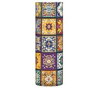 Ewusp Vase mexicain en forme de cylindre pour bouquet de fleurs, moderne et décoratif, en plastique, pour centres de table, salon, cuisine, bureau, mariage