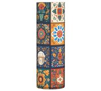 Ewusp Vase mexicain en forme de cylindre pour bouquet de fleurs, moderne et décoratif, en plastique, pour centres de table, salon, cuisine, bureau, mariage