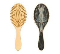 Ewusp Wolf Brosse à cheveux démêlante pour homme et femme - Antistatique et démêlante - Brosse à cheveux humides et secs pour cheveux bouclés, épais, ondulés et fins