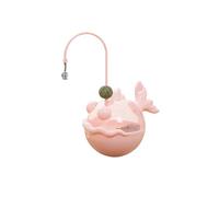 EWUYKMC Cat Toys, a Fun and Relaxing Tool for Relieving Boredom, Interactive Toy with Cat Teasing Stick, Fish Leakage Food, Cat Mint Topper (Pink)