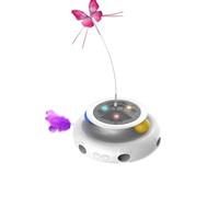 EWUYKMC Electric Cat Toy, Self Entertaining and Automatic Intelligent Cat Teasing Device, Cat Turntable, Cat Teasing Toy